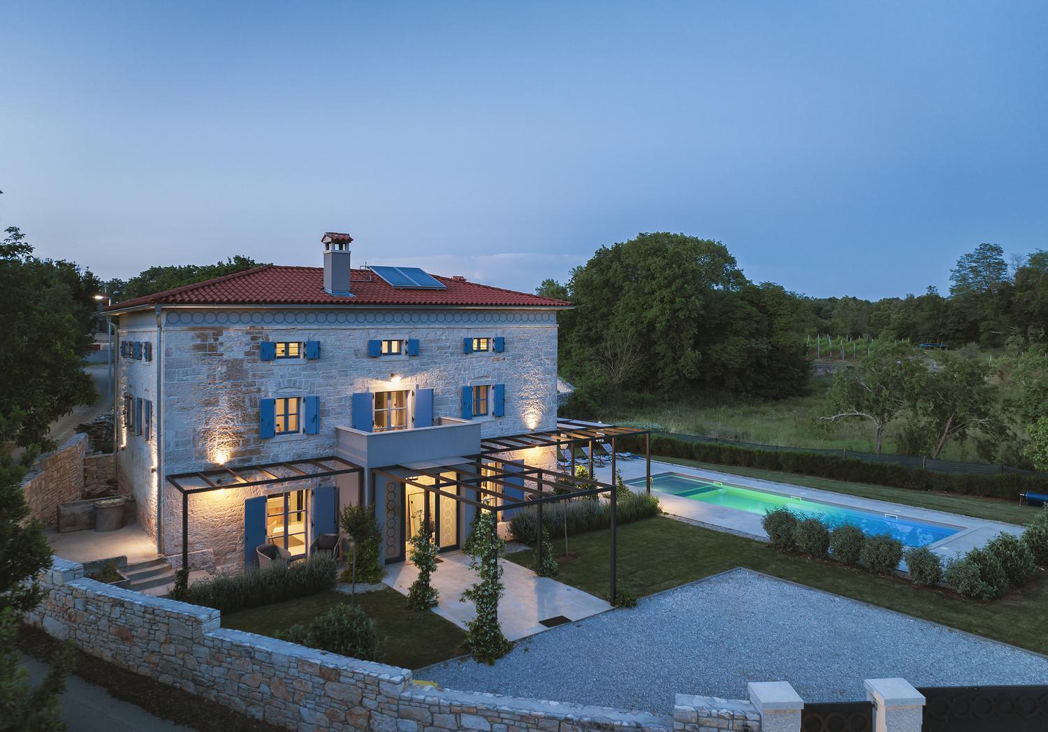 Villa Pi For 8 People In Central Istria With Heated Pool & Large Garden Tinjan Exterior foto