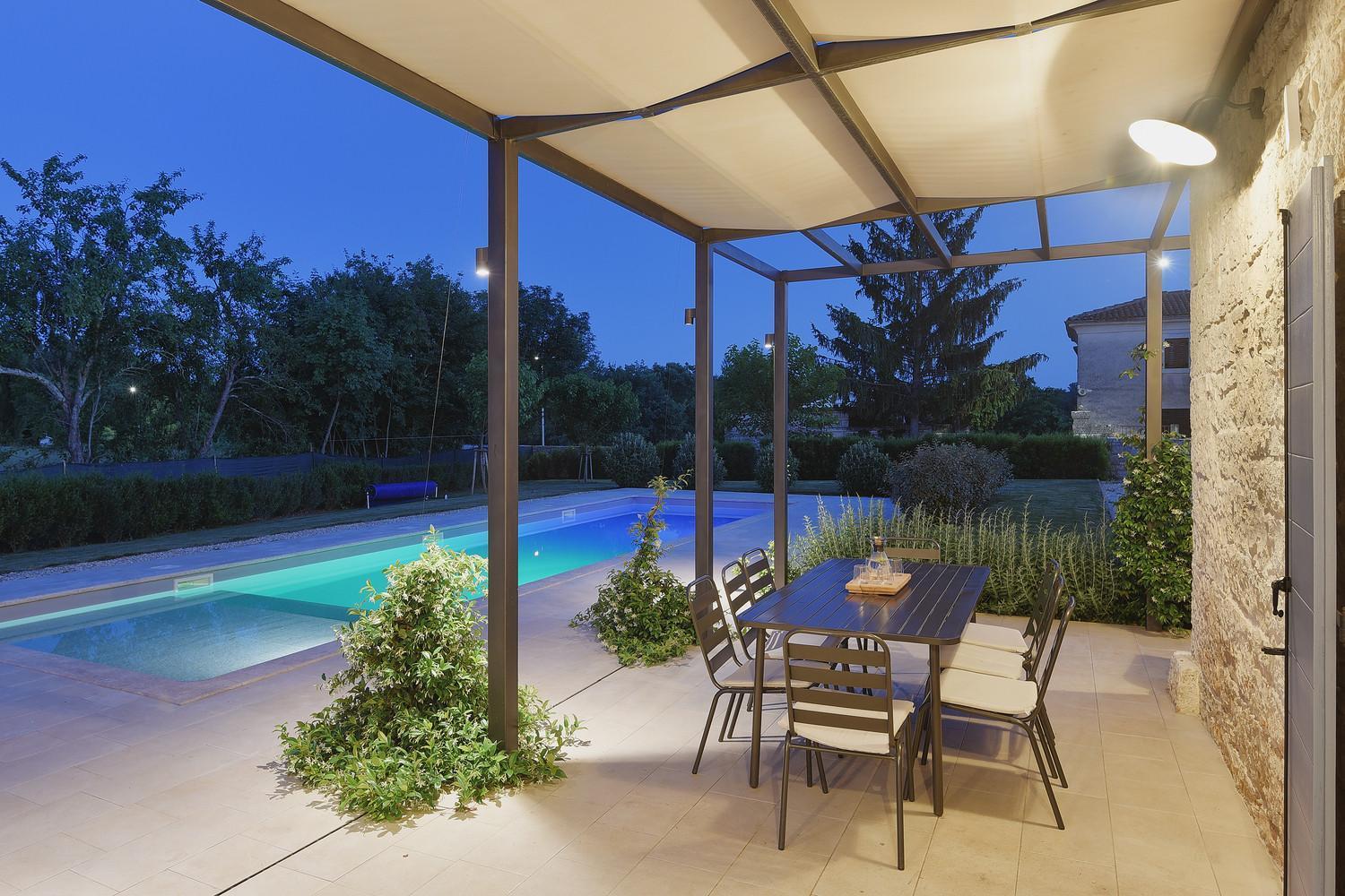 Villa Pi For 8 People In Central Istria With Heated Pool & Large Garden Tinjan Exterior foto